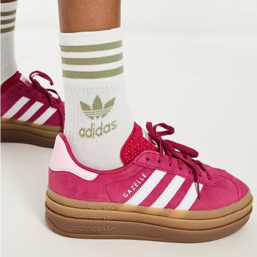 Adidas Platform Gazelle Women's Fuchsia Sneakers